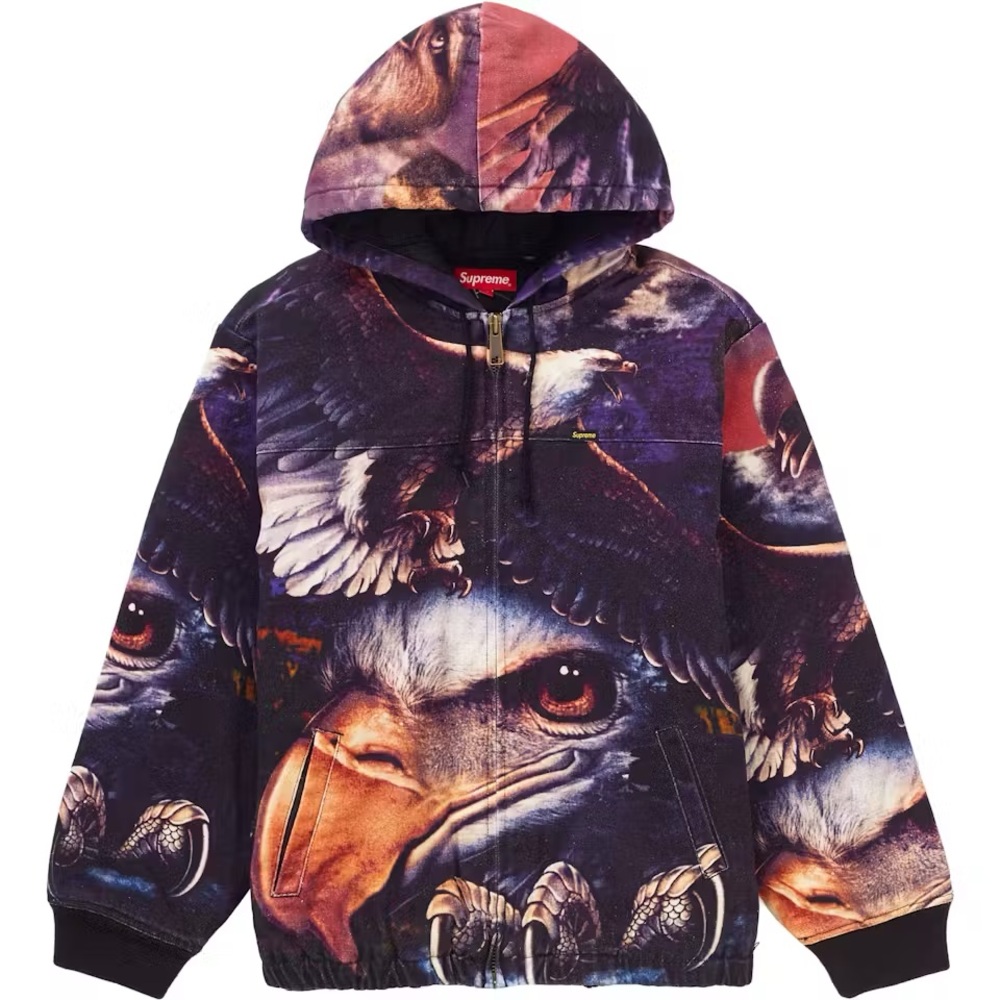 Supreme Eagle Hooded Work Jacket